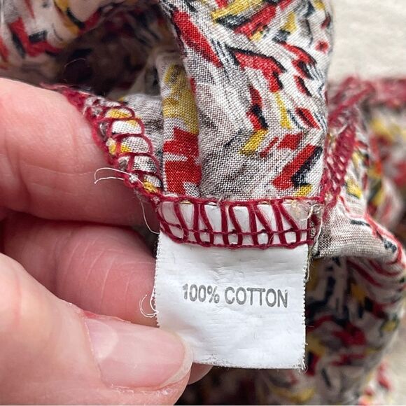 Multi print Cottagecore Maxi Dress, Small - Picture 2 of 8